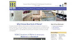 Desktop Screenshot of bluerockmaine.com